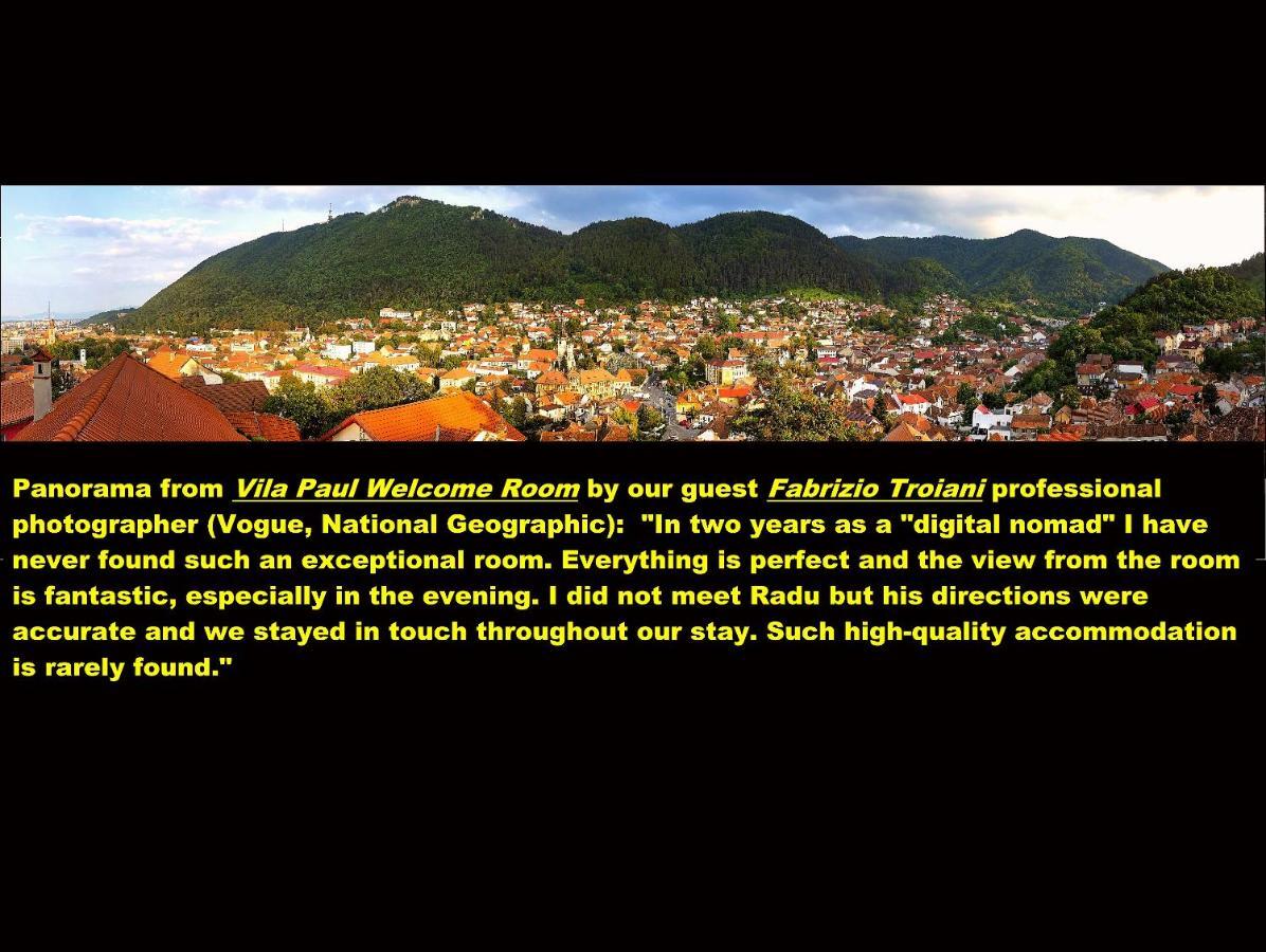 Vila Paul Best Paronamic View Over Medieval Historical Centre Braszów Zewnętrze zdjęcie